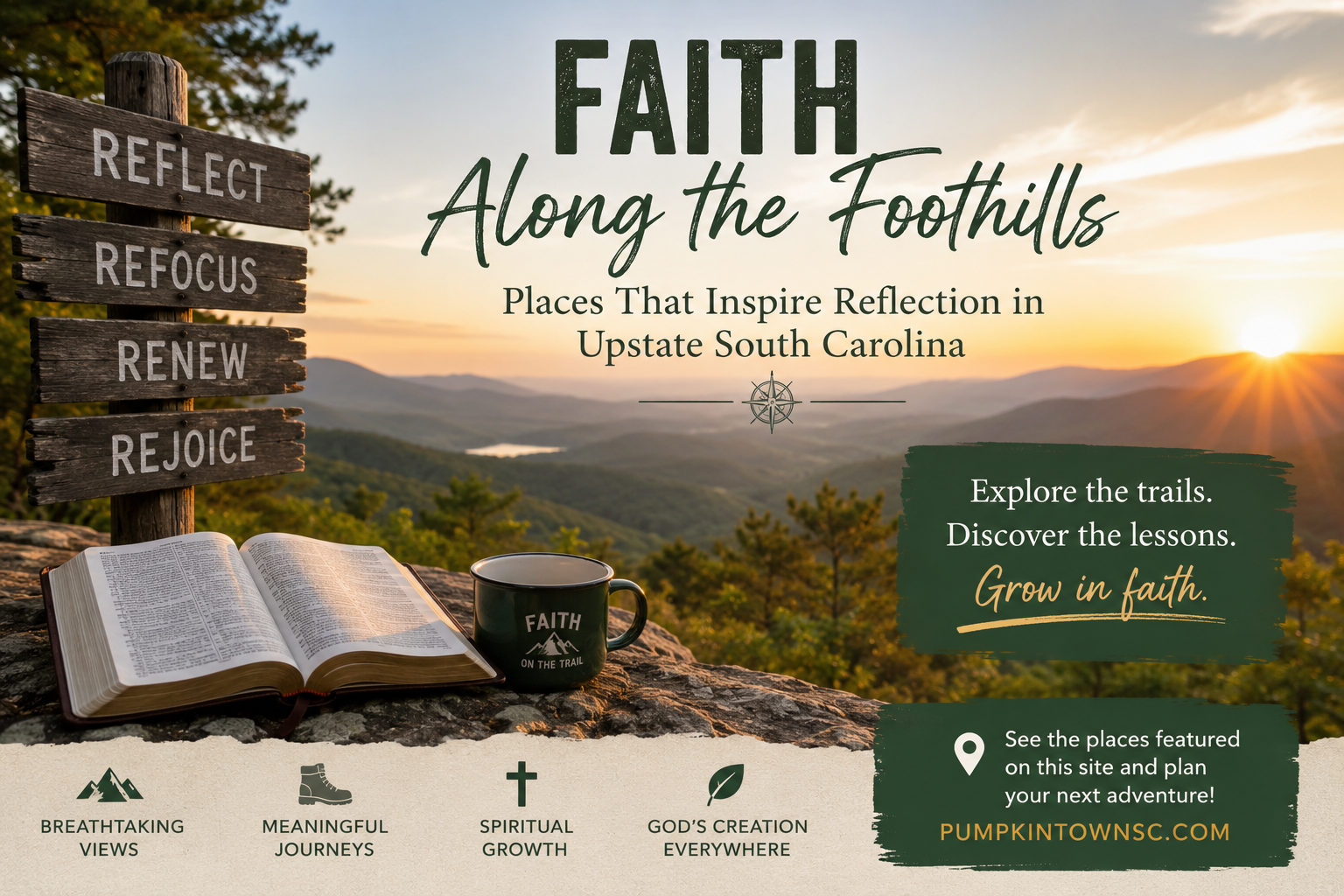 Faith Along the Foothills: Places That Inspire Reflection in Upstate South Carolina